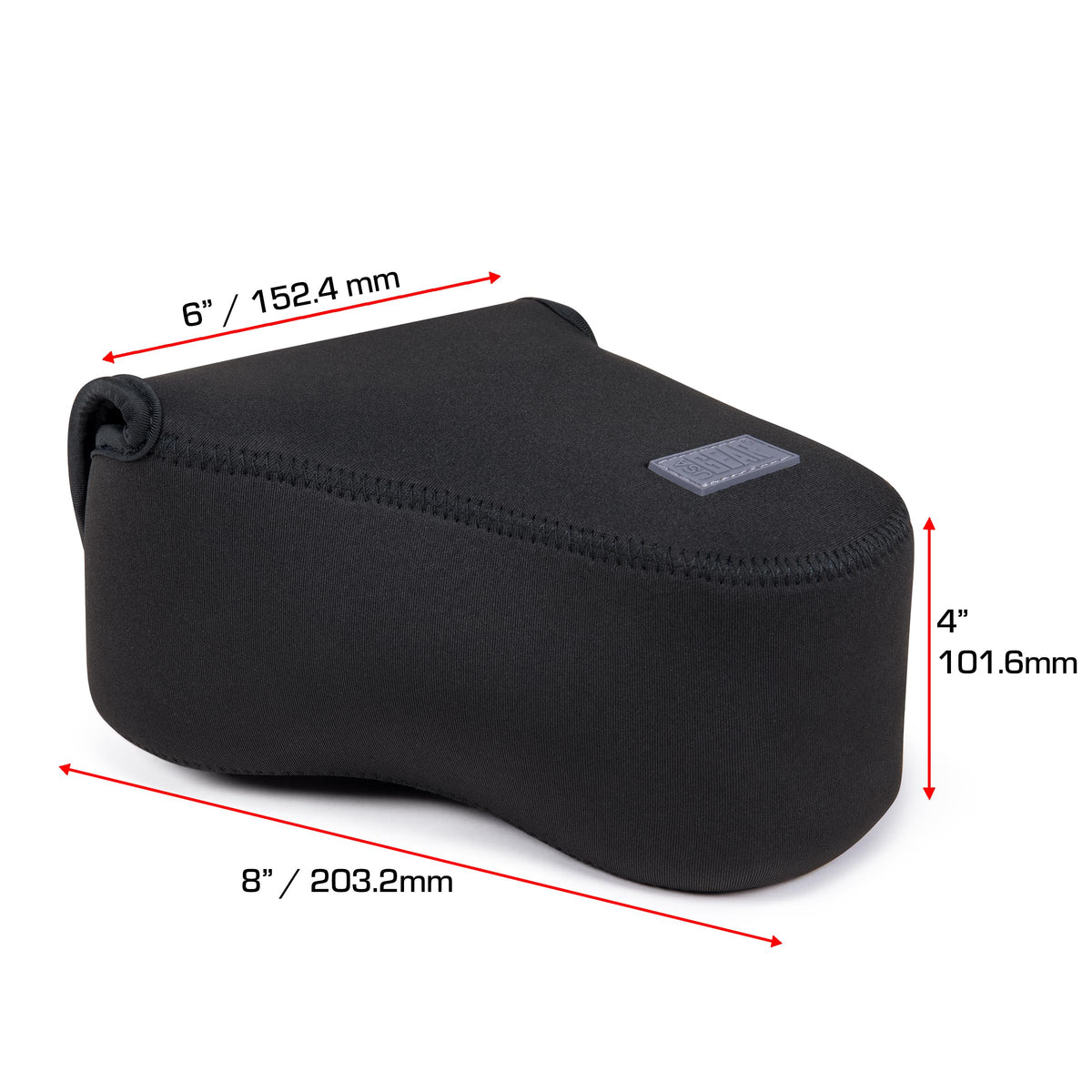 USA Gear Camera Sleeve (Large) for Mid-Size SLRs Compatible with Sony A7 V, Canon EOS R6 Mark II, Nikon Z50II & more - Padded Neoprene DSLR Case