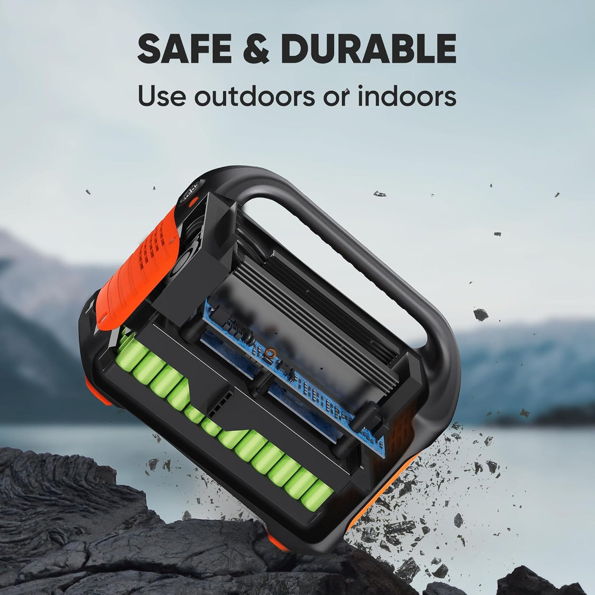 Jackery Portable Power Station Explorer 300 with Carrying Bag, 293Wh Backup Lithium Battery, Solar Generator for Outdoors Camping Travel Hunting Blackout (Solar Panel Optional)