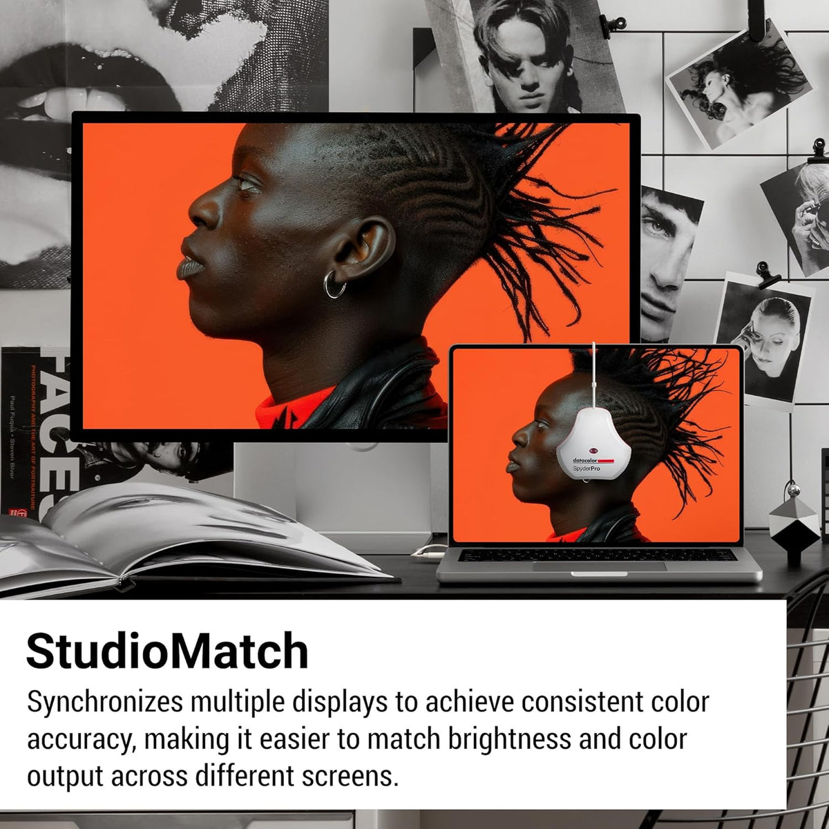 SpyderPro Monitor Calibration Tool: Ensures Accurate Color When Viewing and Editing Photos & Videos