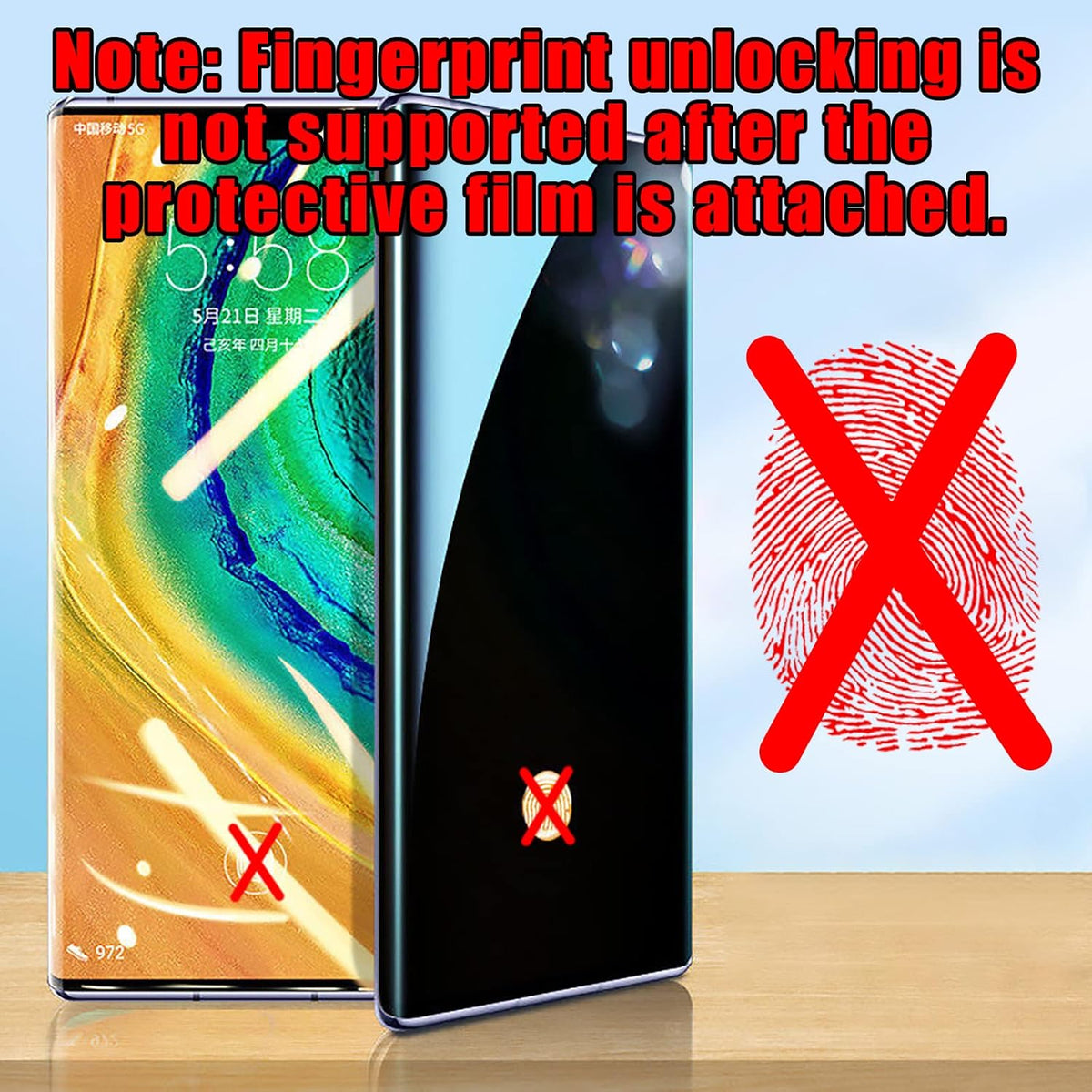[3 Pack] Privacy Screen Protector for Samsung Galaxy S24 Plus, Full Coverage Anti Spy Tempered Glass Protective Film