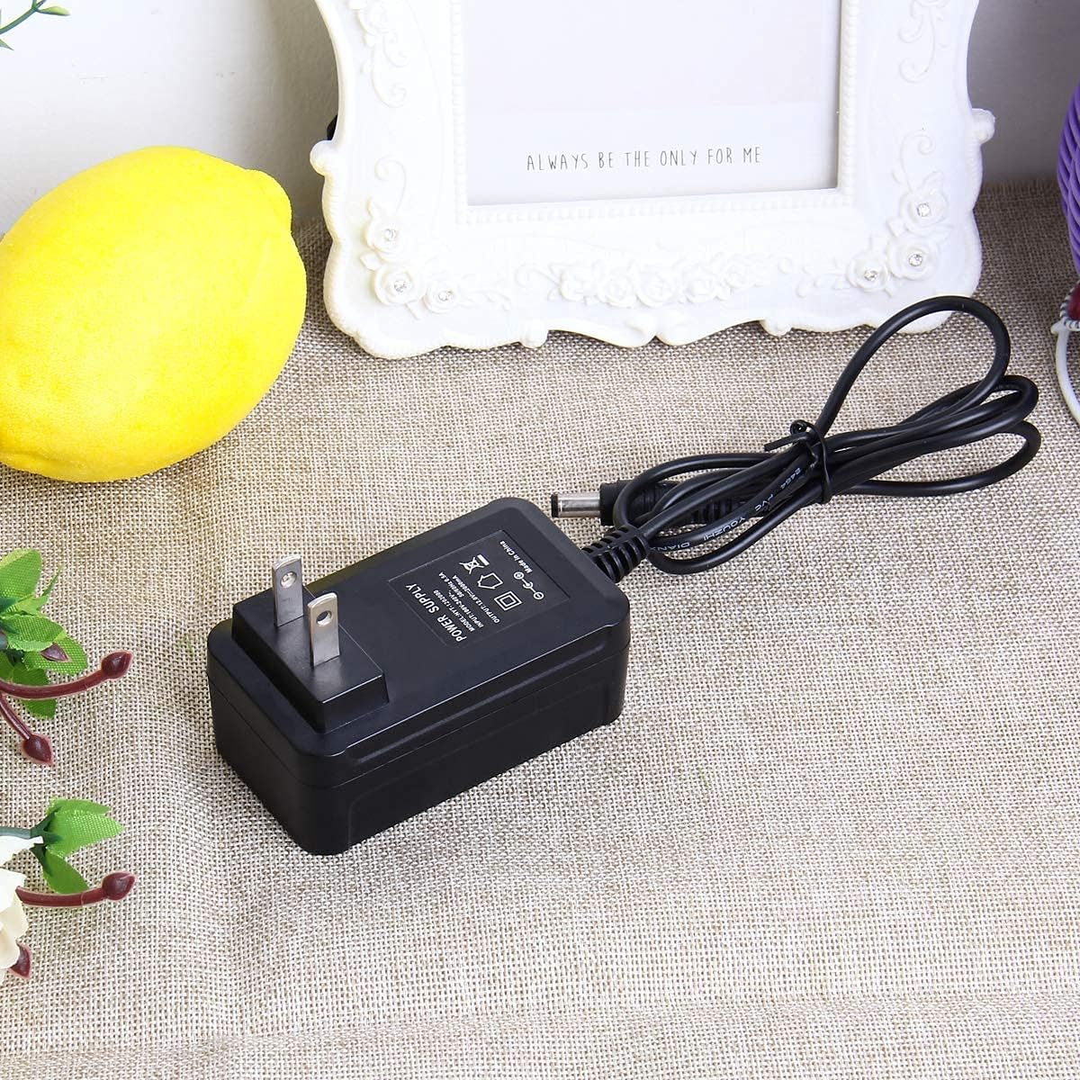 SUPERNIGHT 12V 2A Power Adapter Supply, AC 100-240V to DC, 5.5x2.1mm Jack