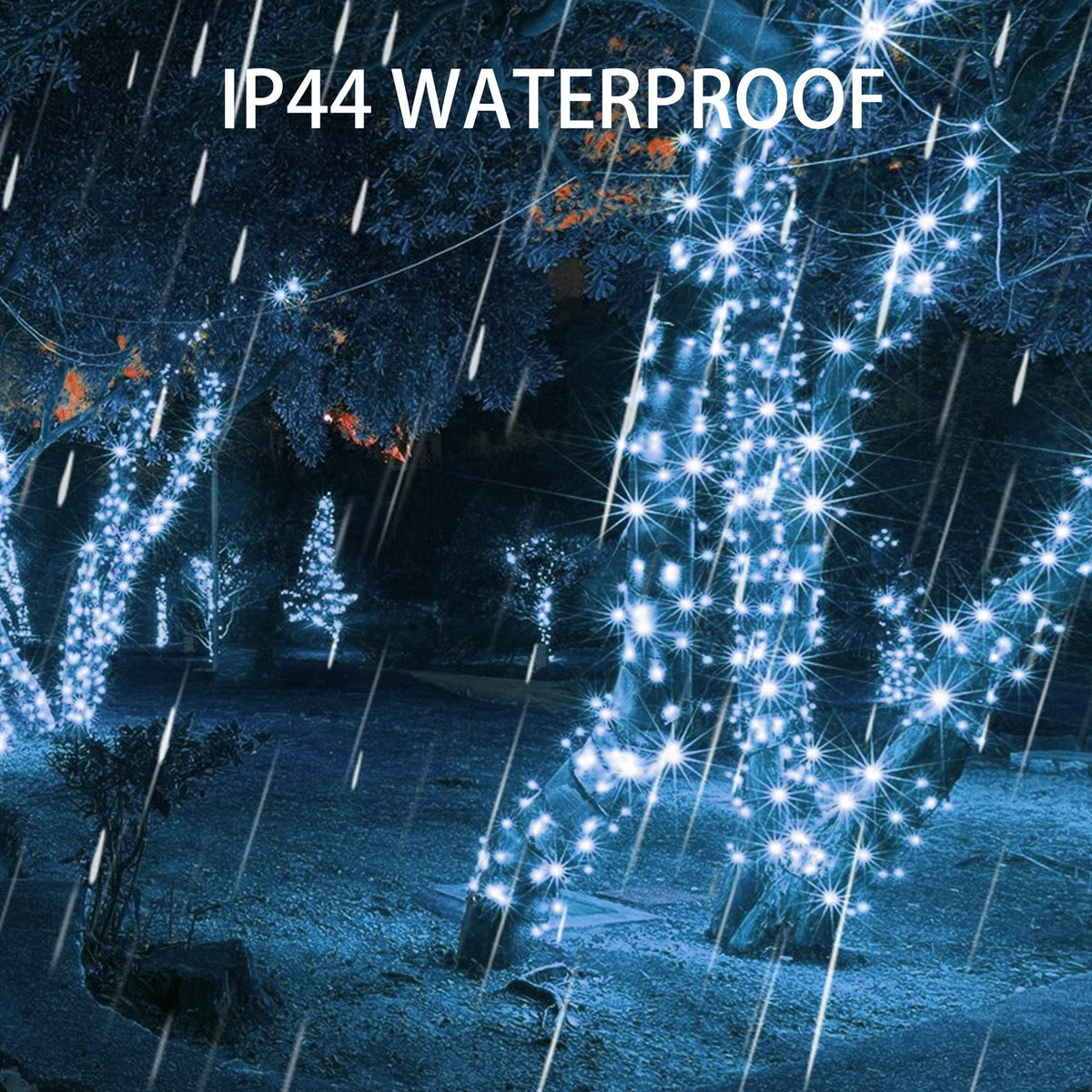 Dazzle Bright 300 LED Christmas String Lights, 100 FT Connectable Waterproof String Lights Green Wire with 8 Modes, Christmas Decorations for Indoor