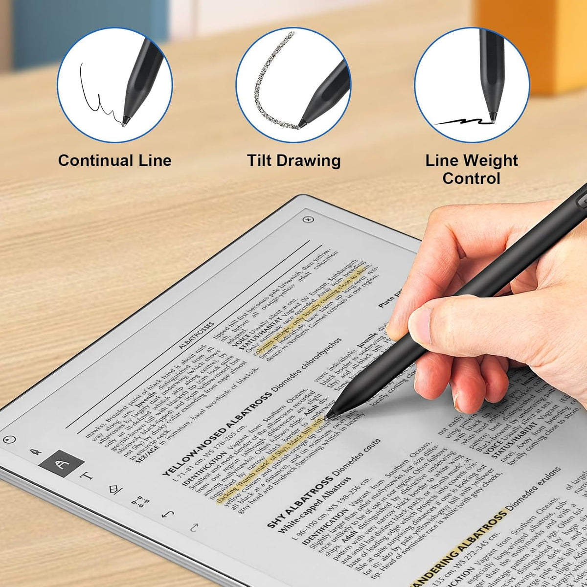REEYEAR Replacement Tips Set fits for Remarkable Paper Pro Maker Pen, 2 Pack No Wear Out Titanium Alloy Tips, Durable Nibs, Fine Point Design for Precise Writing, Long-Lasting (Not for rM1/2)