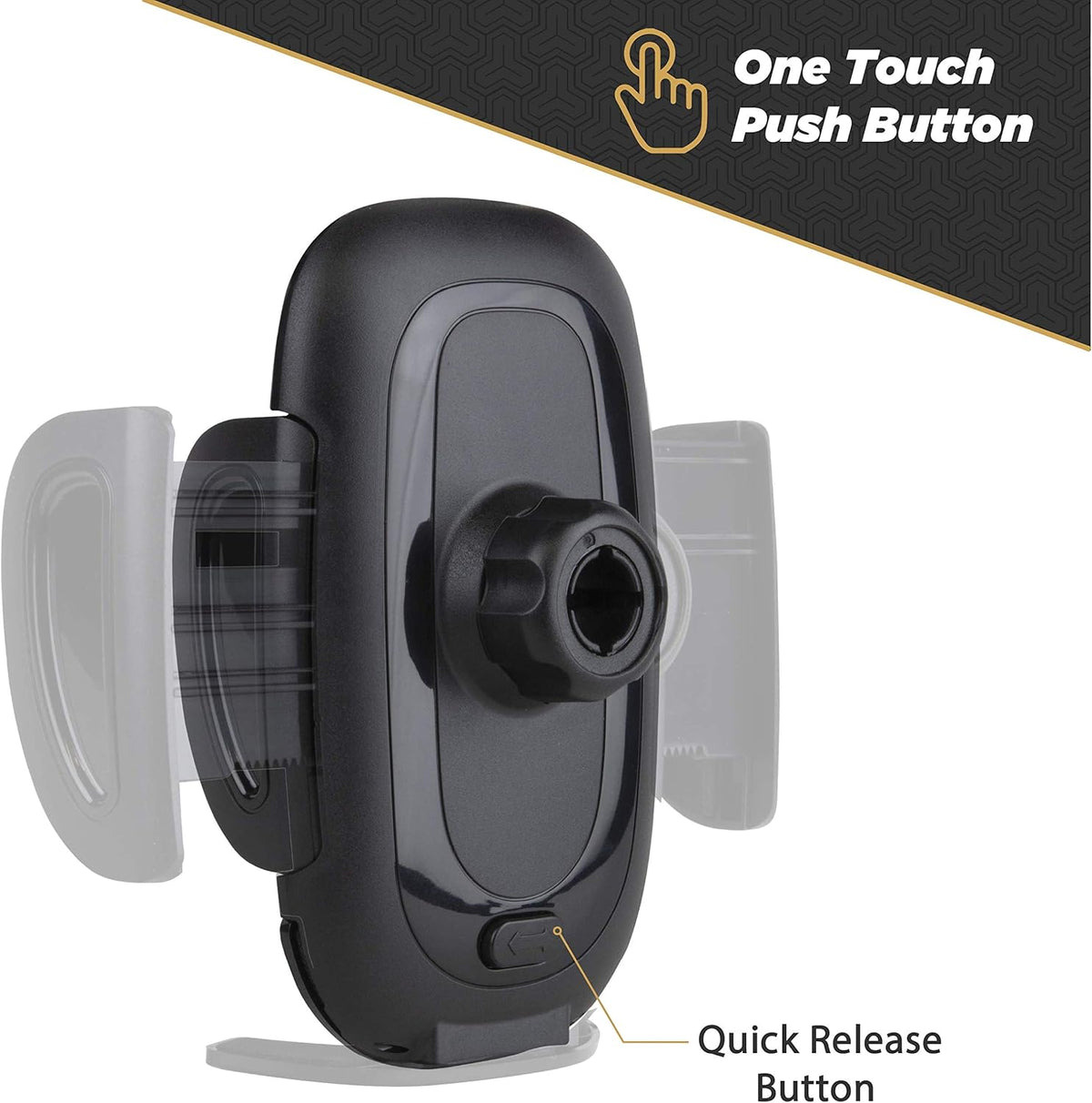 Scosche SUHV-XCES0 Select Vent Phone Mount for Car with Removable Clips and Quick-Release Button
