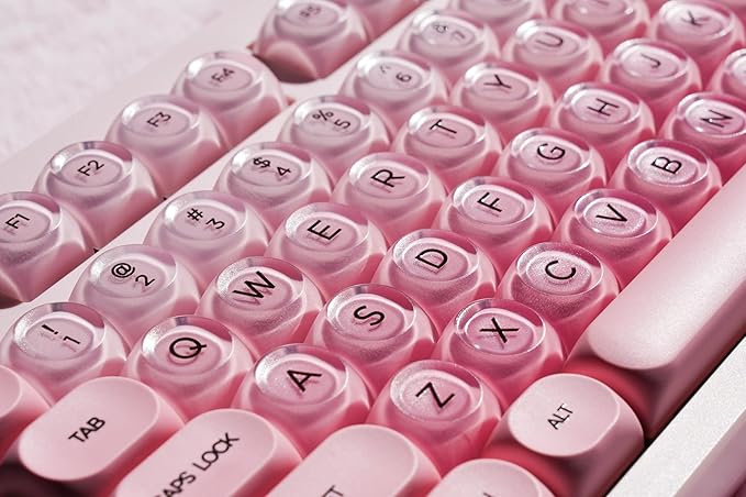 ZORNHER ZH980 Foundation Mechanical Keyboard95% Pink Creamy Keyboard with Number PadCute Jelly MOA Profile KeycapsCreamy Sounding Linear SwitchesHot-SwappableRGB Backlit