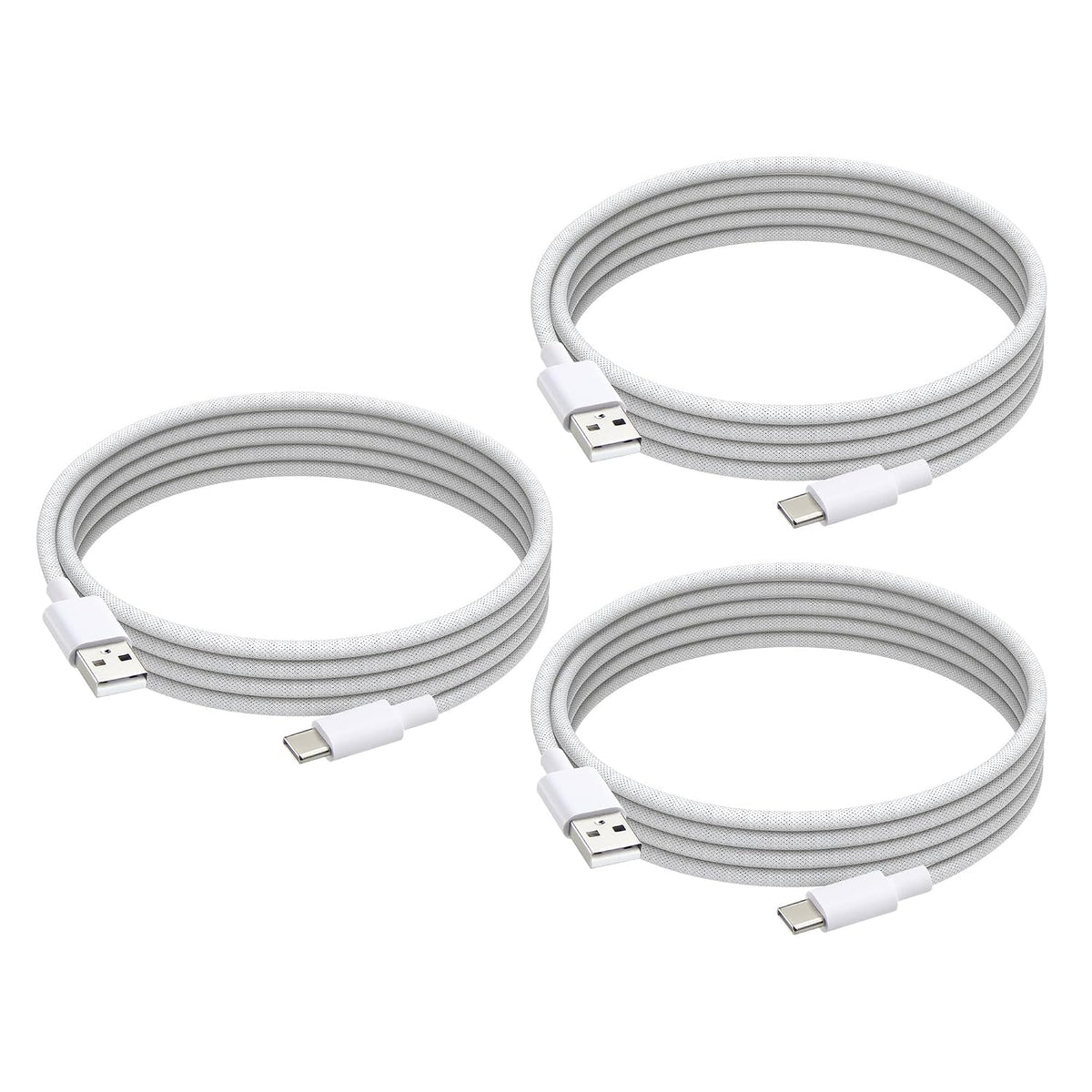 3-Pack 17 17 16E 15 3ft weishan USB C Charging Cable Compatible with iPhone Pro Max Air Plus, Nylon Braided Fast