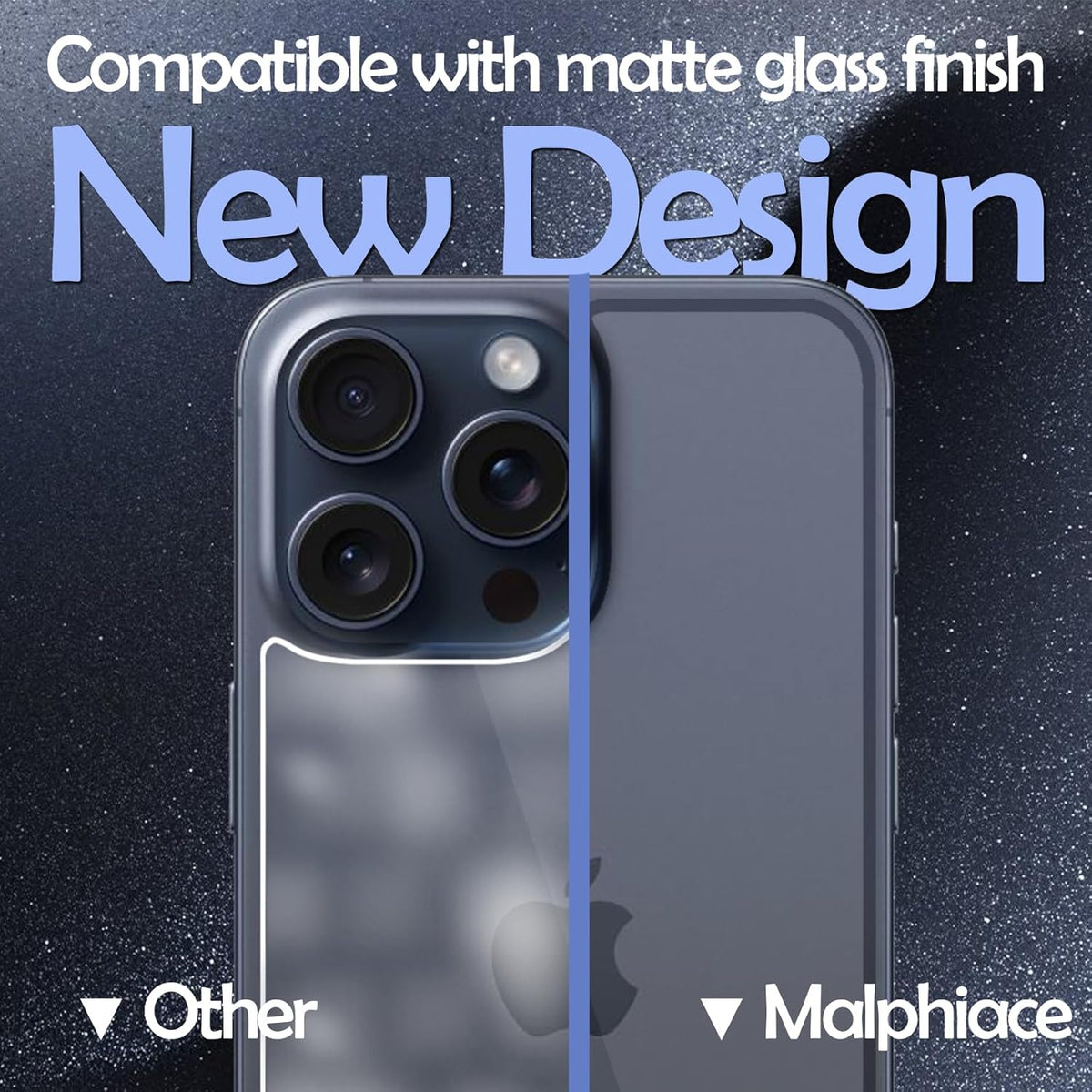 iPhone 15 Pro Front and Back Screen Protector [2-Pack], Tempered Glass for 15 Pro [New Version] (6.1 inch)