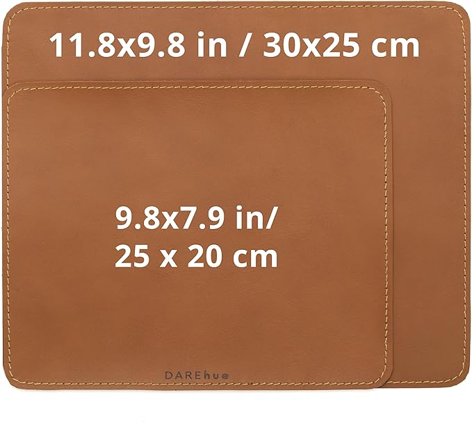 Genuine Leather Mouse Pad (Toffee Brown Large)