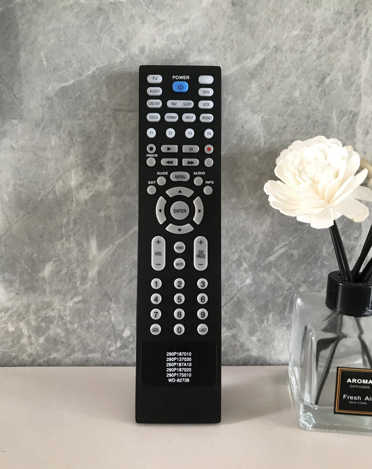 Replacement Remote Control for Mitsubishi TV LT-40164 WD-60737 WD-65734 WD-65733 WD-65735 WD-73640 WD-82742 290P137030 290P187020