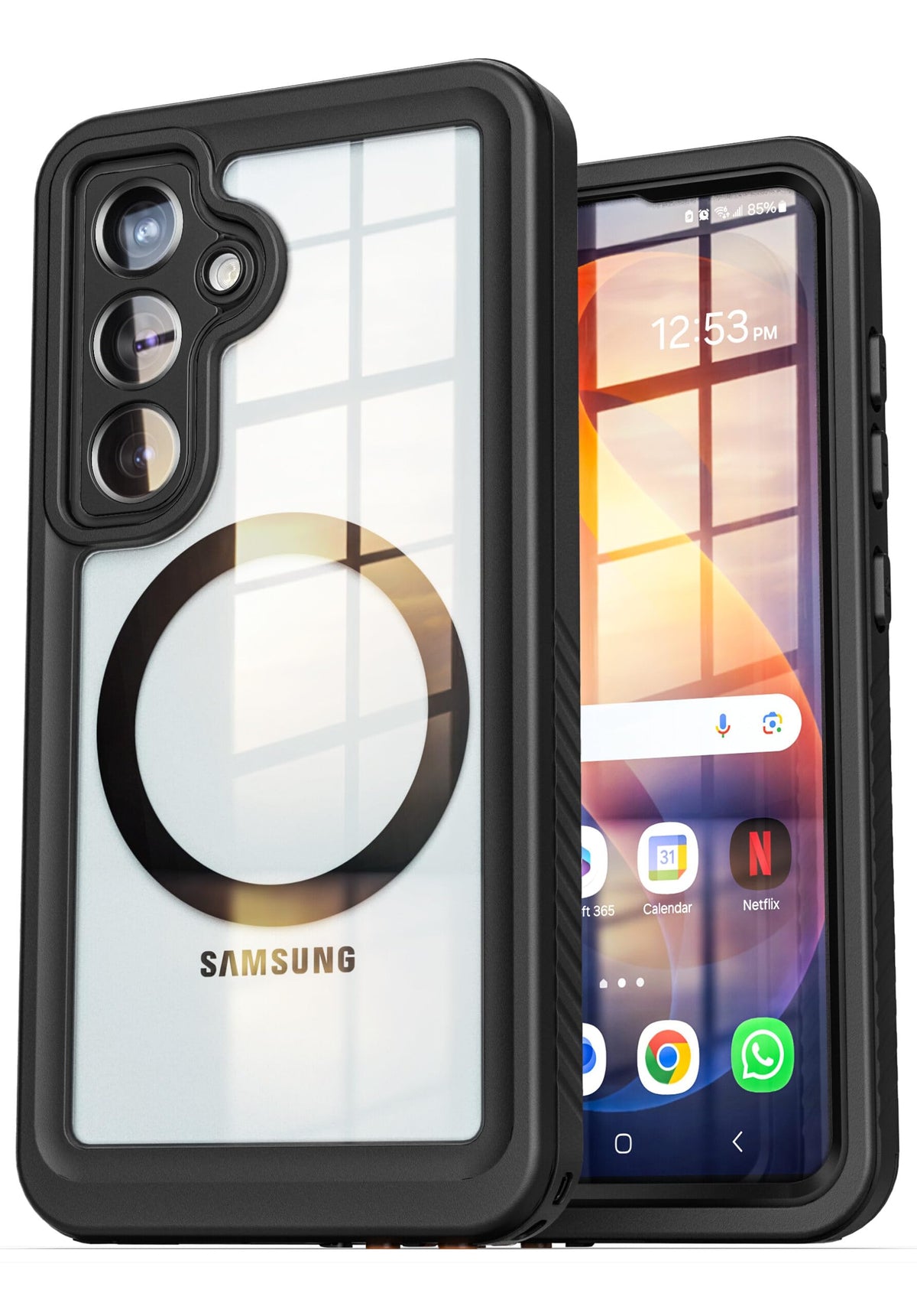 Encased Waterproof Case Designed For Samsung Galaxy S26 (Ip68) Full Body Protective Phone Case With Screen Protector Built-In (C