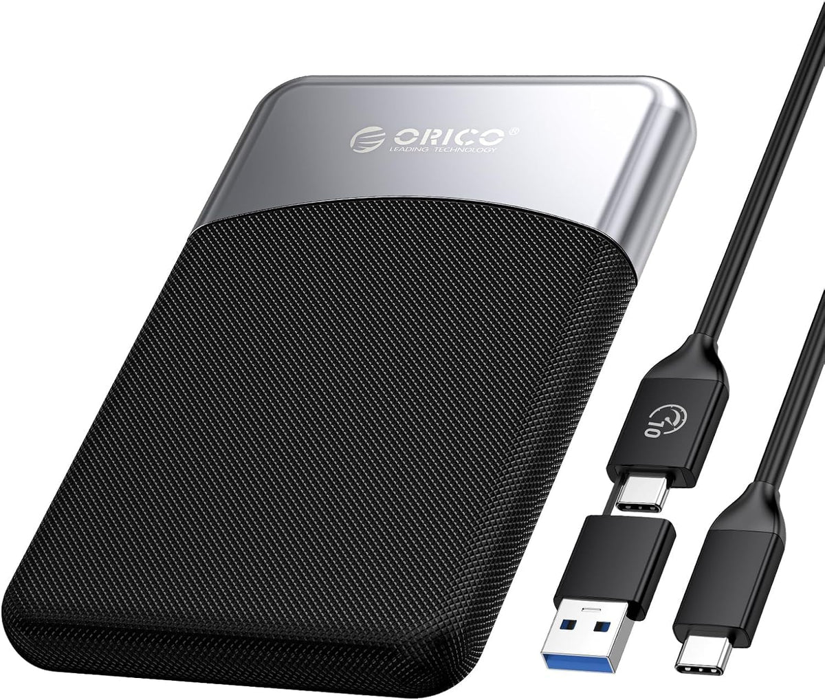 ORICO 4TB External SSD with 2 in 1 USB C Cable, Portable Solid State Drive USB 3.2 Gen 1 Up to 460MB/s, Dust and Drop Resistance, Reliable Storage for USB-C Smartphone, PC, Tablet, Labtop - M25PRO