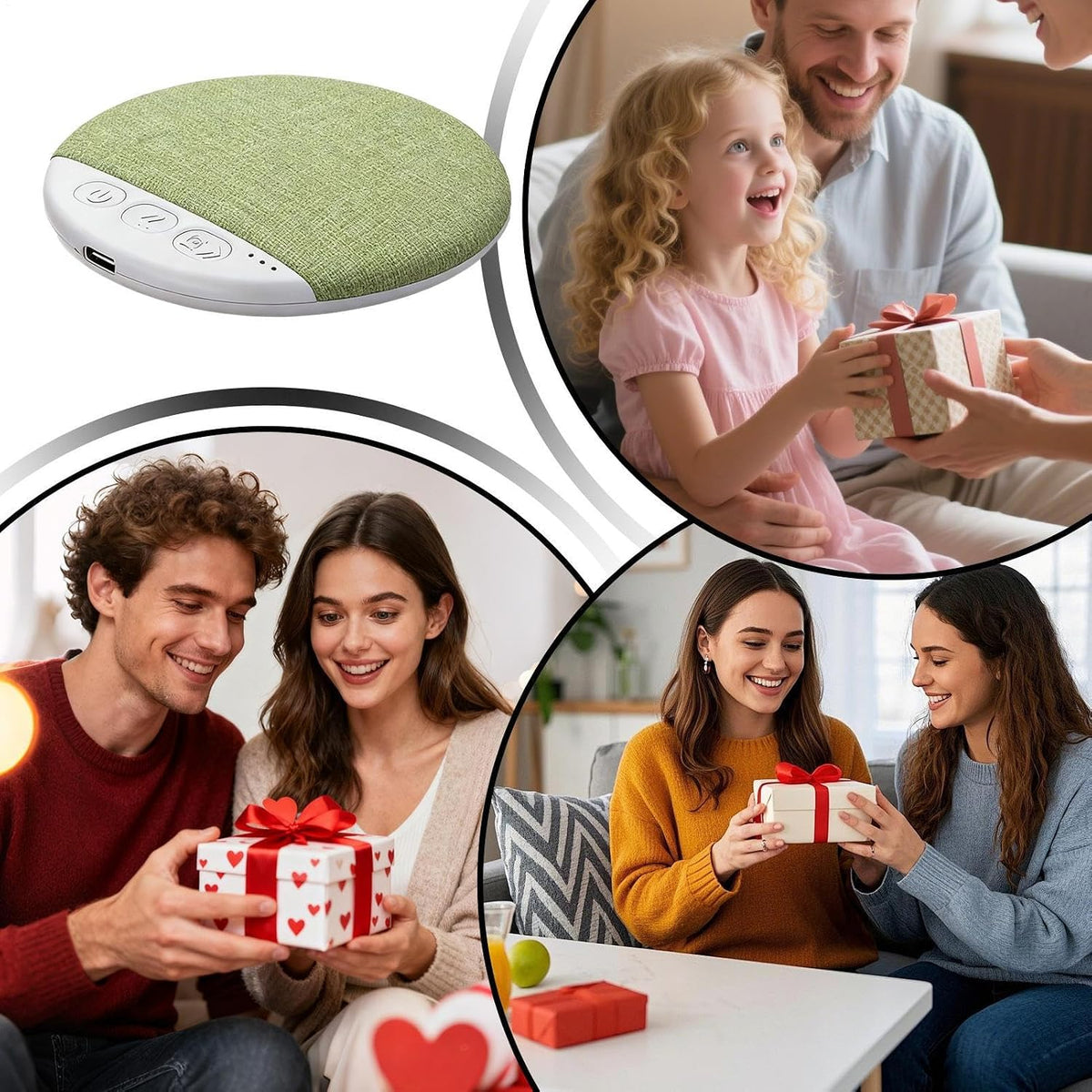 Generic Pillow Sleep Speaker - White Noise Sound Machine, Ultra-Thin Portable Device Featuring Adjustable Timer