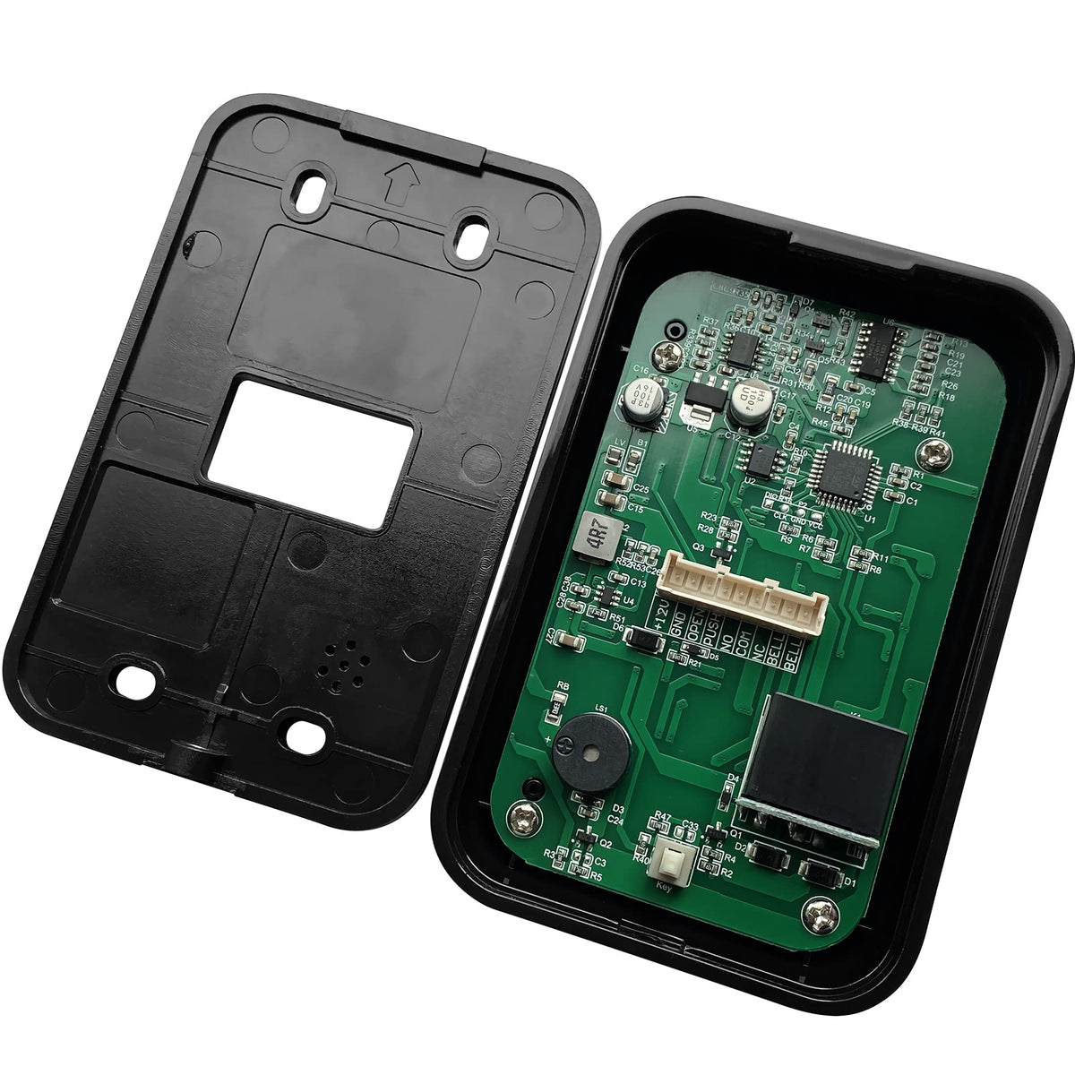 UHPPOTE 125KHz RFID EM ID Keypad Stand-Alone Door Access Control Kit with Strike Lock Remote Control Exit Button