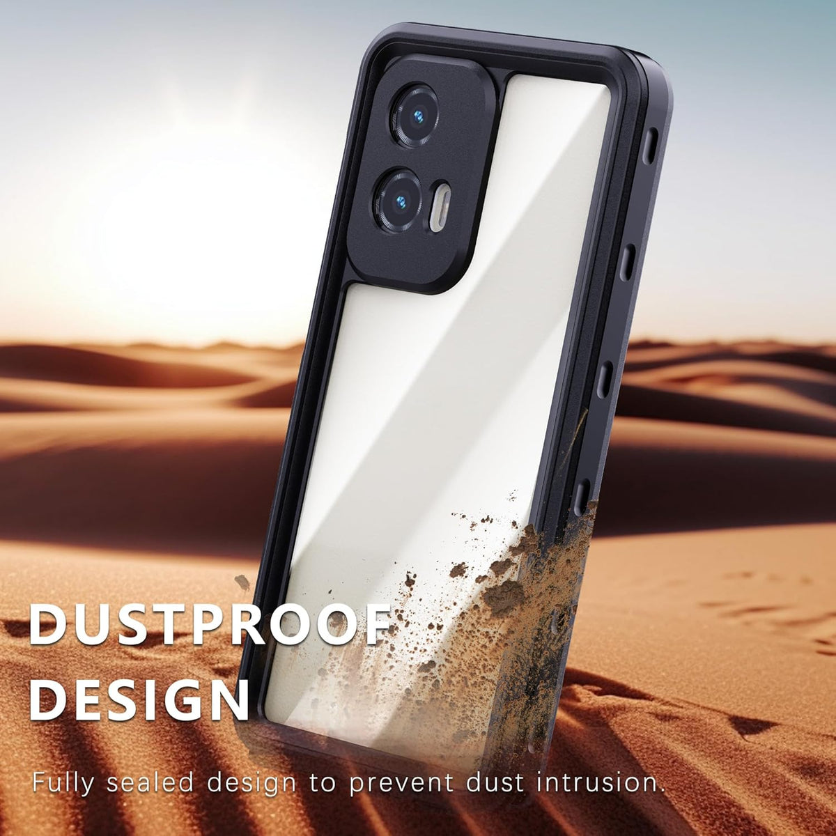Waterproof Case for Moto G Stylus 5G 2024, IP68 Certified Shockproof Dustproof Snowproof Full Body Rugged Case (Black)