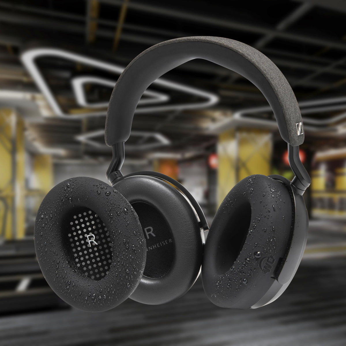 WC SweatZ Momentum 4 - Patented Earpad Covers for Sennheiser Momentum 4 Wireless Over Ear Headphones by Wicked Cushions | Sweatproof & Easily Washable
