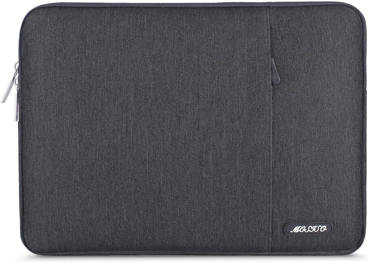 MOSISO Laptop Case 15 inch, 15 inch Laptop Sleeve Compatible with MacBook Air 15 M4 A3241 M3 A3114 M2 A2941 2025 2024 2023,Dell XPS 15,Polyester Vertical Computer Sleeve Bag with Pocket, Space Gray