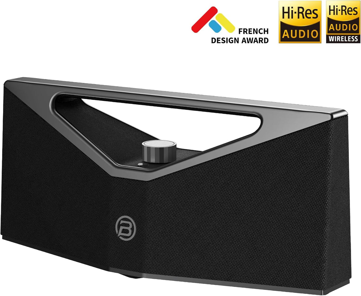 BUGANI Bluetooth Speaker Loud 160W,Waterproof Large Bluetooth Speaker Subwoofer Hi-Res Audio, 12H Playtime Party Outdoor Speakers for Camping, Beach, Gray