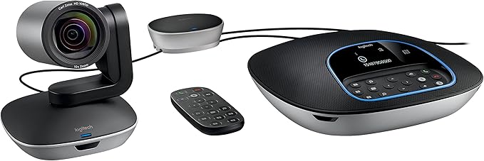 Logitech Group HD Video and Audio Conferencing System for Big Meeting Rooms