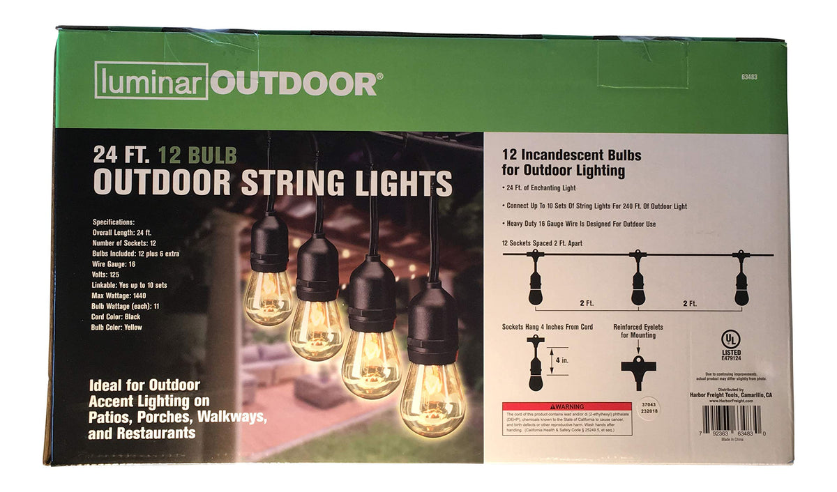 Outdoor String Lights by Luminar