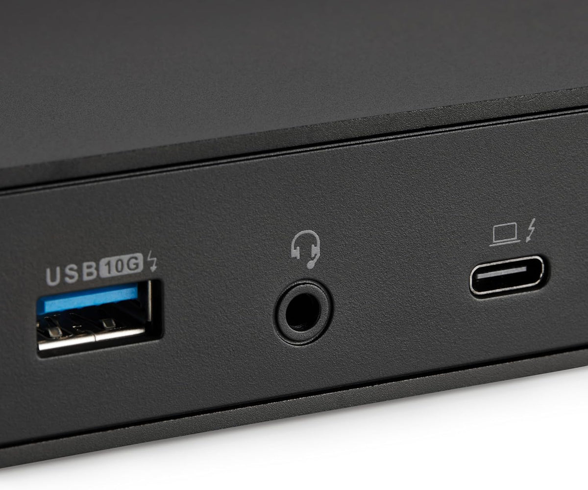 Amazon Basics Thunderbolt4/USB4 Pro Docking Station,2xTBT4,1xHDMI2.1,3xUSB A 3.1,RJ45,Dual Display, Black, 7.86 x 2.95 x 1.23 inches