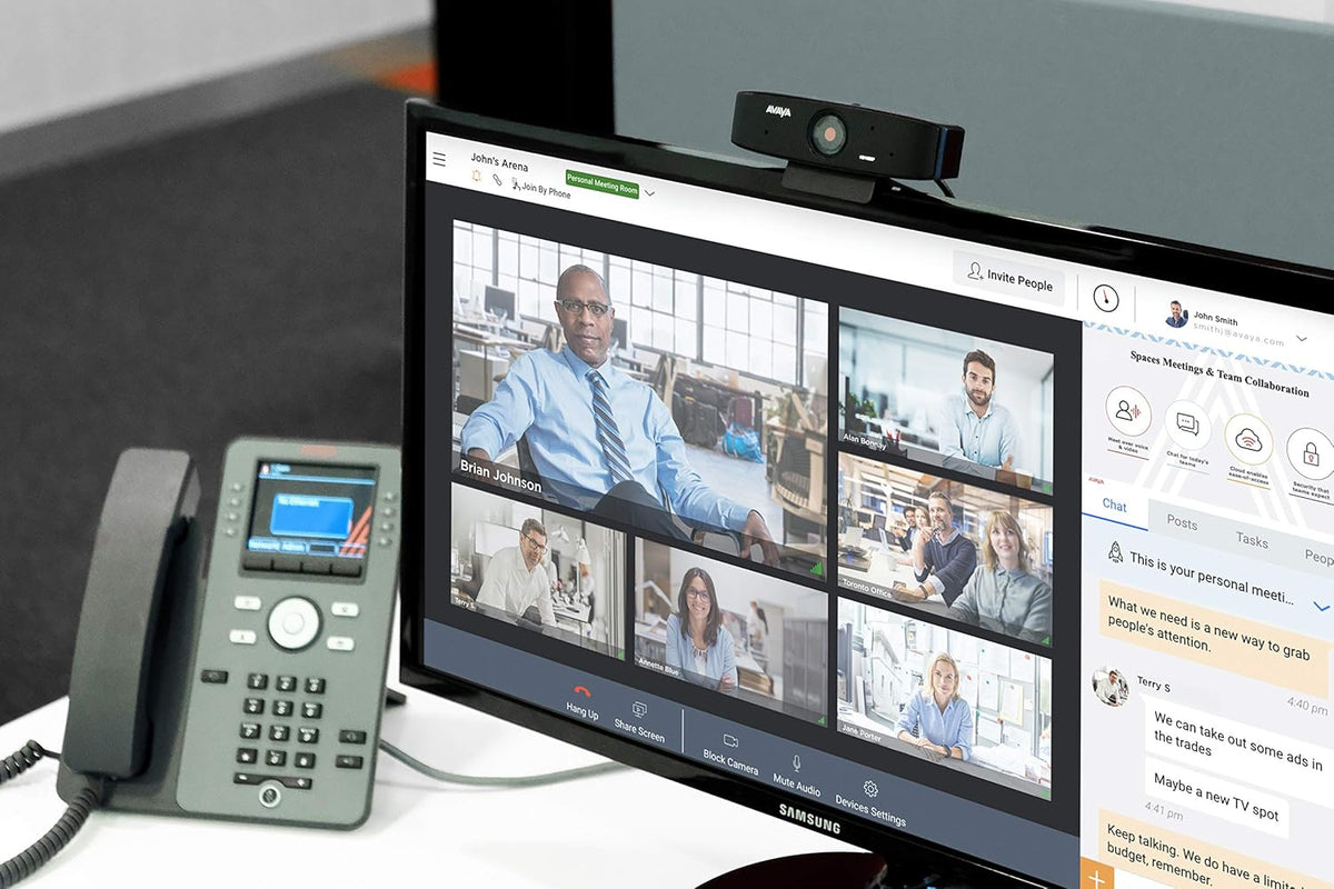 Avaya HC010 1080p Huddle Camera with Resolution and Zoom Features