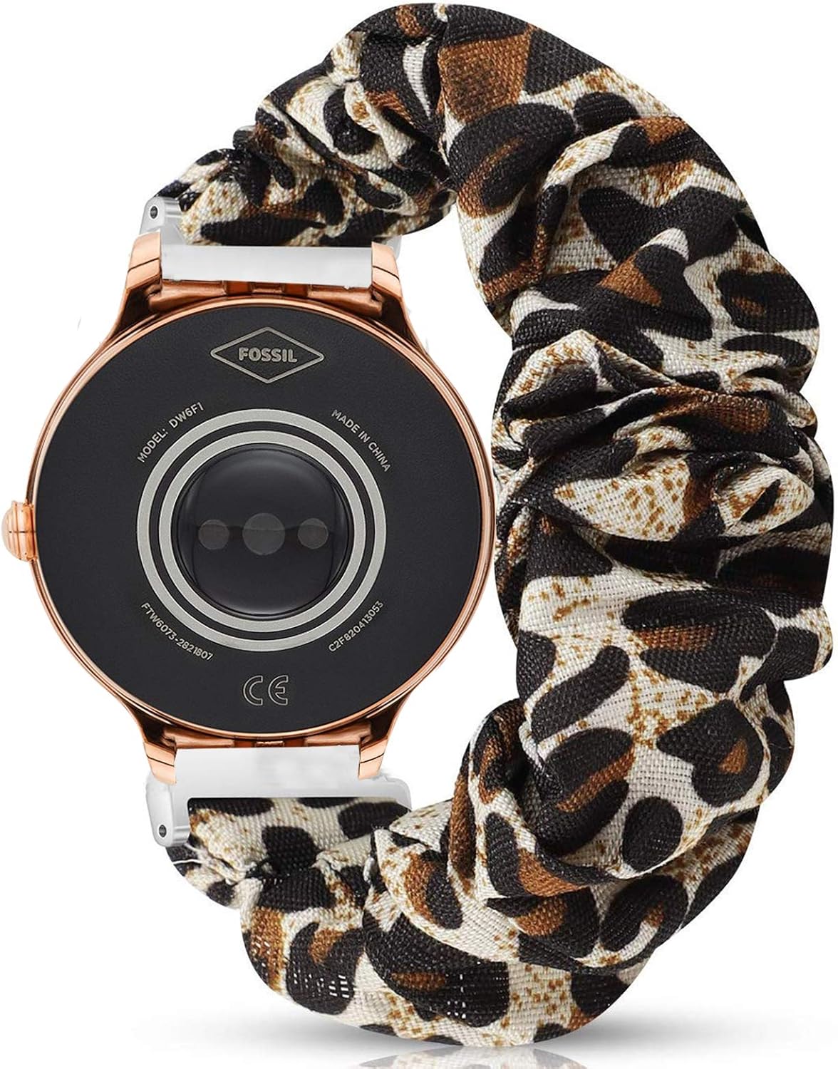 Compatible for ANDFZ Smartwatch Band, Fabric Elastic Scrunchie Replacement Straps for ANDFZ T42 1.72" HD Touch Screen