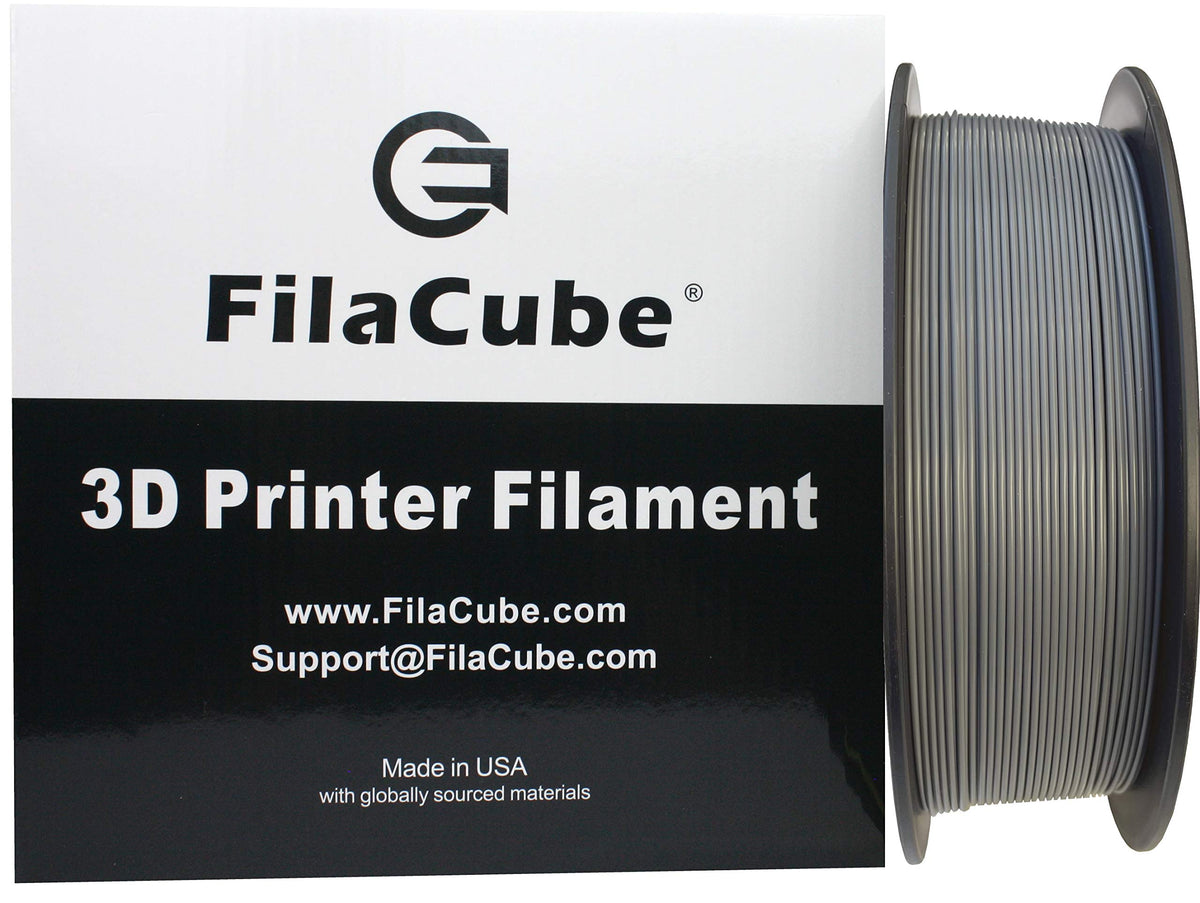 Gray Pla 3D Printer 1.75Mm Filament - Filacube 1.75 Mm 1Kg Pla 2 3D Printing Plastic Grey Filament Cool Grey Warm [Made In Usa]
