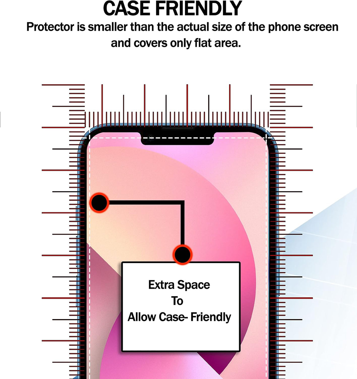 RKINC [3-Pack] Screen Protector for iPhone 13 Mini 5.4-Inch, Tempered Glass Film, Bubble-Free, Anti-Scratch,
