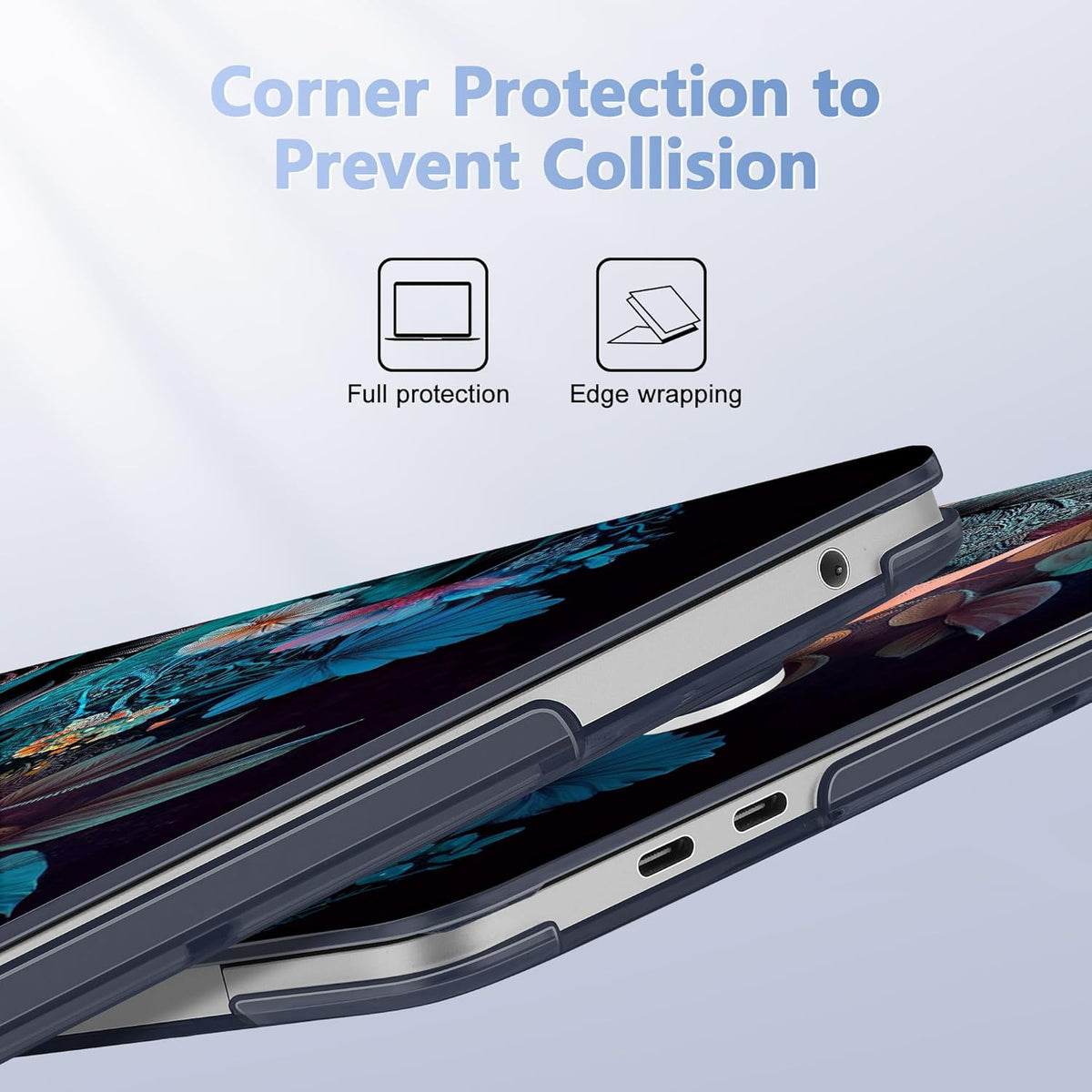 May Chen Compatible with MacBook Pro 13 inch Case 2022 2021 2020 Release Models A2338 M2 M1 A2251 A2289, Plastic Hard Shell Case for MacBook Pro 13 Inch with Touch Bar Fits Touch ID, Elephant
