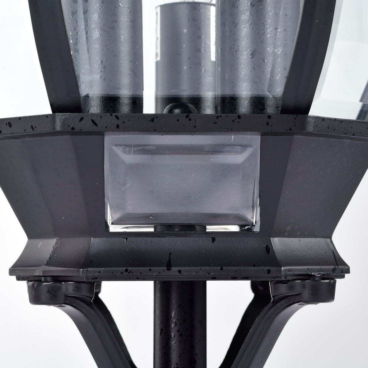 Nuvo 3 Light - 21 in. Post Lantern - Clear Beveled Glass