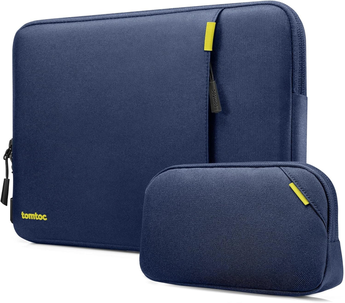 tomtoc 360 Protective Laptop Sleeve Set for 16-inch MacBook Pro M4/M3/M2/M1 Pro/Max A3403 A3186 A2991 A2780 A2485 2024-2019, Dell XPS 16 Plus Laptop, Water-Resistant MacBook Case with Accessory Pouch