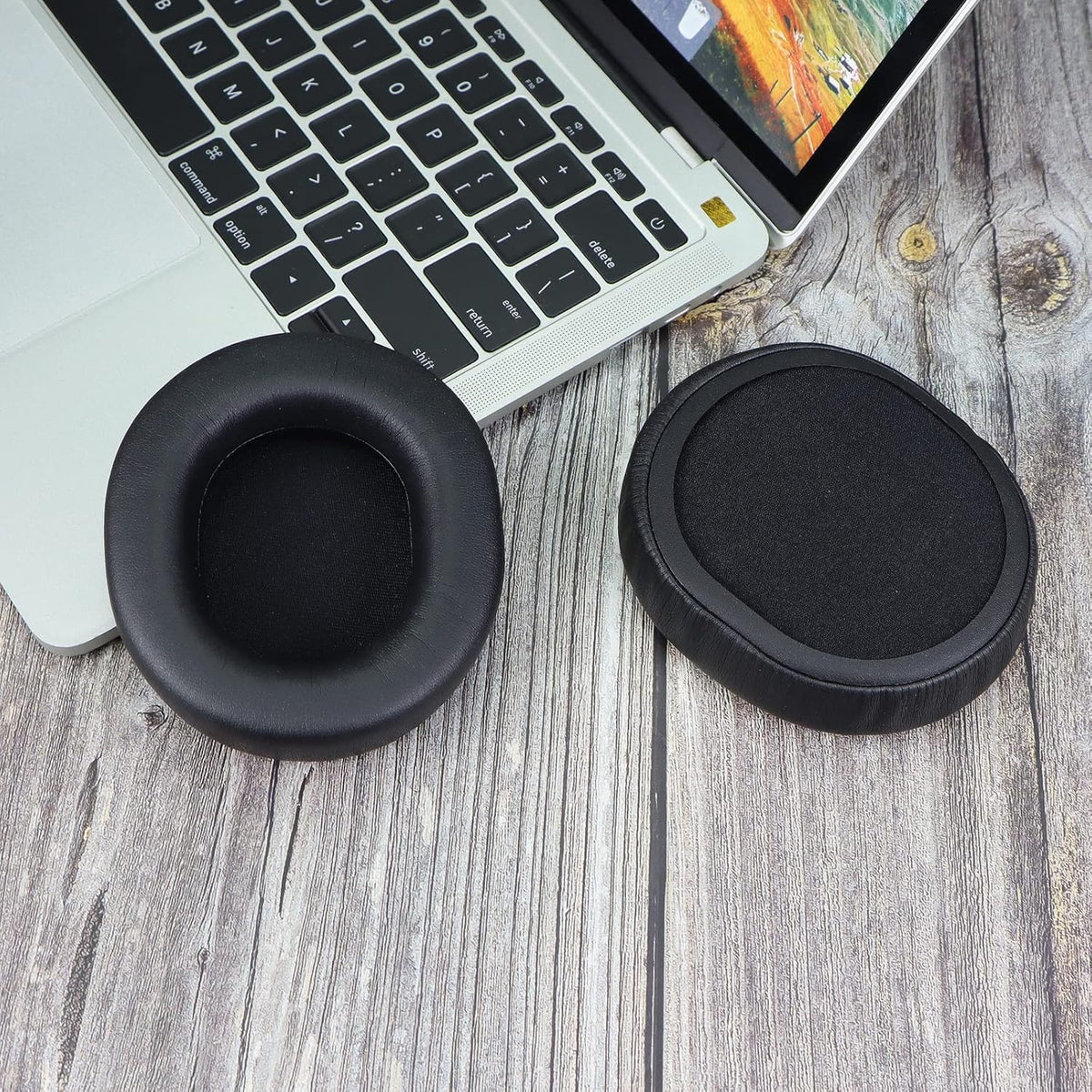 Ear Pads Cushions Replacement for SteelSeries Arctis Headsets, Protein Leather, Black