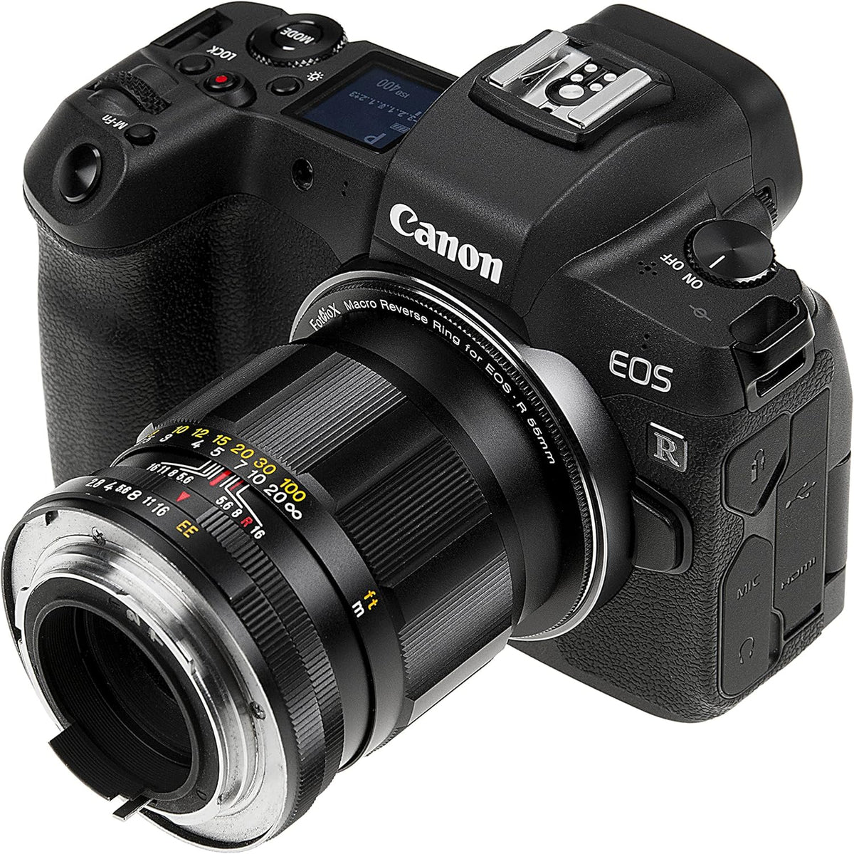 Macro Reverse Ring 67mm Adapter for Canon RF - Camera Mount to 67mm Filter Thread for Canon RF Mount