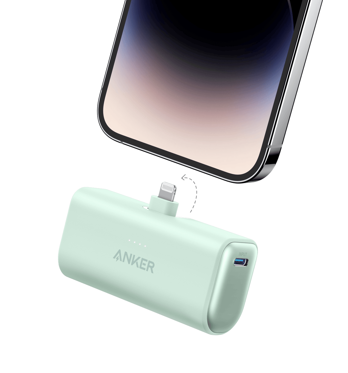 Anker Nano Power Bank (12W, Built-In Lightning Connector)