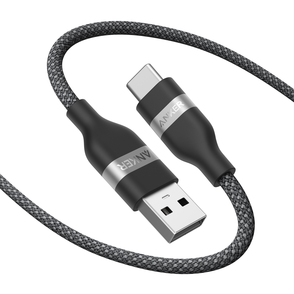 Anker USB-A to USB-C Cable (3 ft/6 ft, Upcycled-Braided)