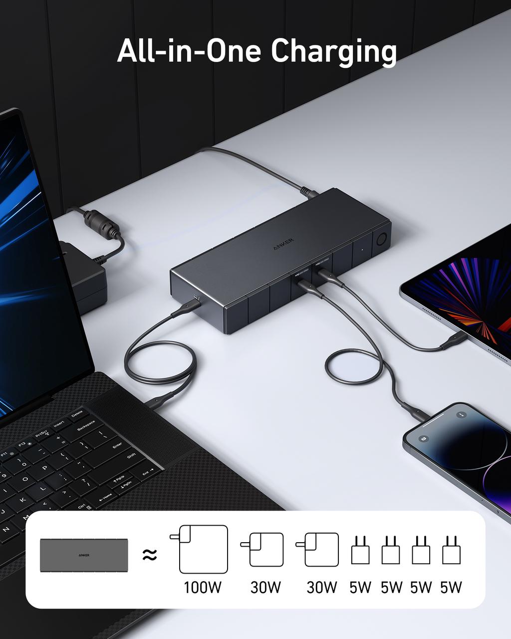 Anker <b>778</b> Thunderbolt Docking Station (12-in-1, Thunderbolt 4)