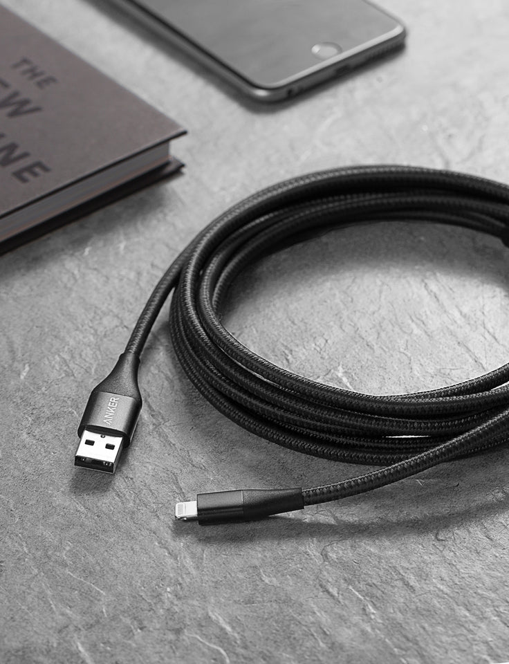 Anker <b>551</b> USB-A to Lightning Cable (3 ft / 6 ft / 10 ft)