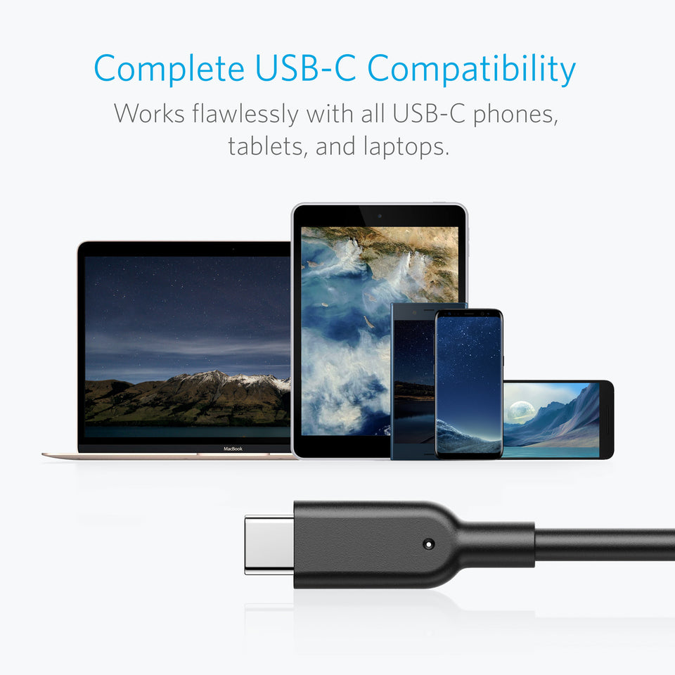 Anker <b>PowerLine II</b> USB-C to USB 3.1 Cable (3 ft)