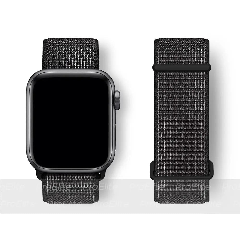Band For Apple Watch bands Series 2 9 8 7 SE/6/5/4 Ultra 40MM 44MM 49MM Nylon Soft Breathable Strap