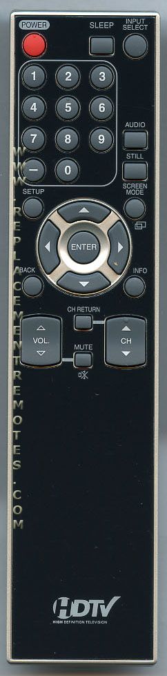 Funai NF015UD TV Remote Control