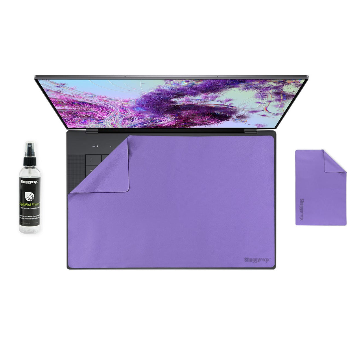 16" Laptop Screen Protector Keyboard Cover Microfiber & Cleaning Kit UnderWare Pac