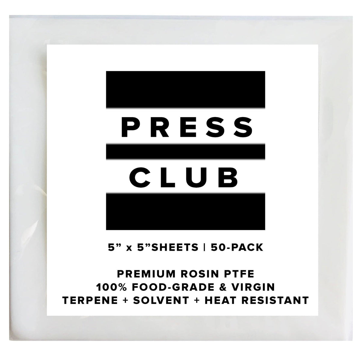 5" x 5" PTFE SQUARES