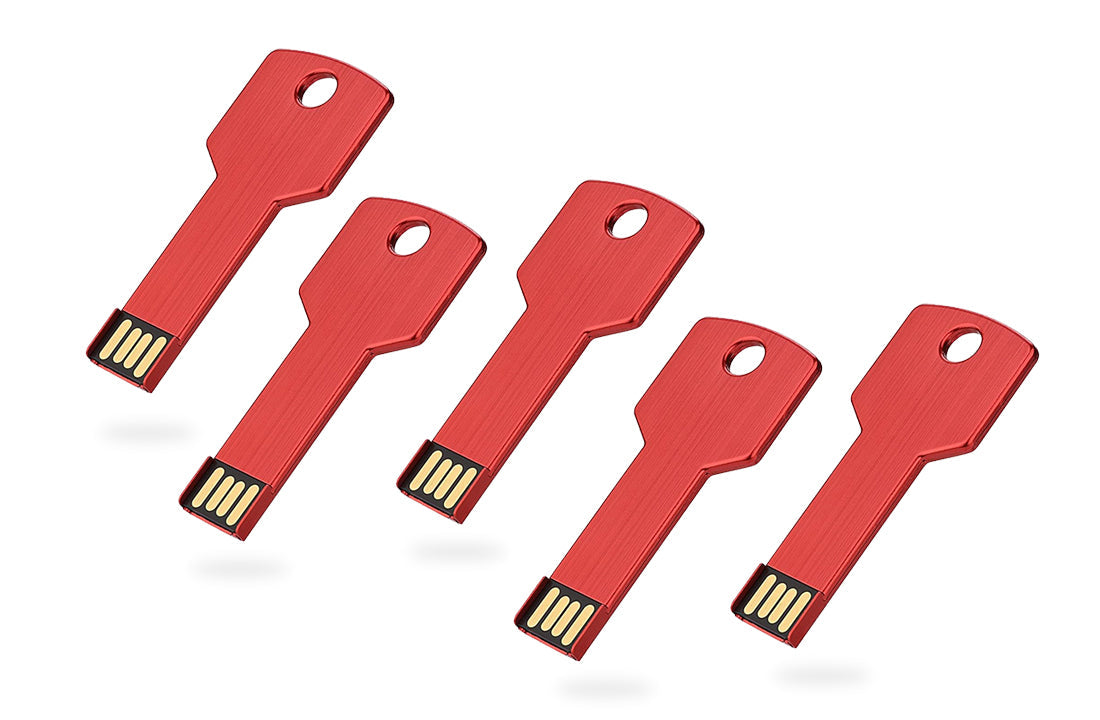 Key Style Bundle USB 2.0 Flash Drive Unprinted