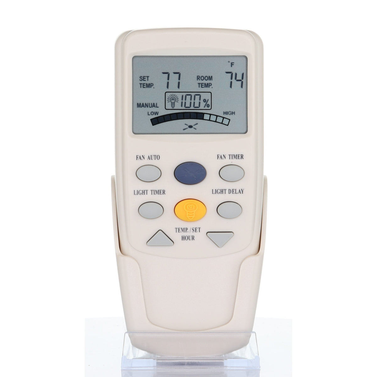 Anderic FAN9T Replacement Thermostatic Ceiling Fan Remote Control with Fan Timer Key | L3HFAN9T, FAN-9T