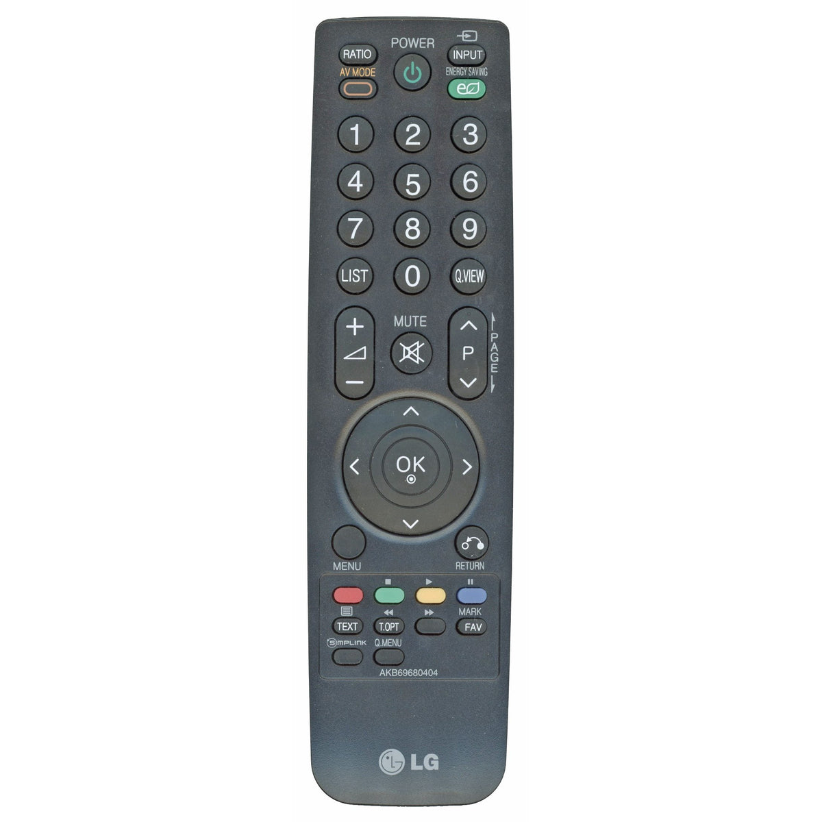 LG AKB69680404 TV Remote Control