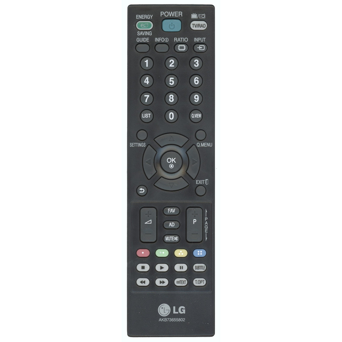 LG AKB73655802 TV Remote Control