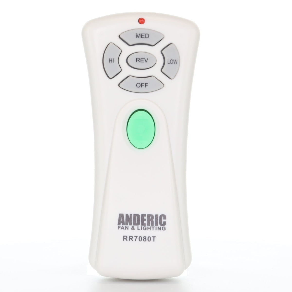 Anderic RR7080T Replacement Ceiling Fan Remote Control for Hampton Bay CHQ7080T, UC7080T with Up, Down, and Reverse Keys