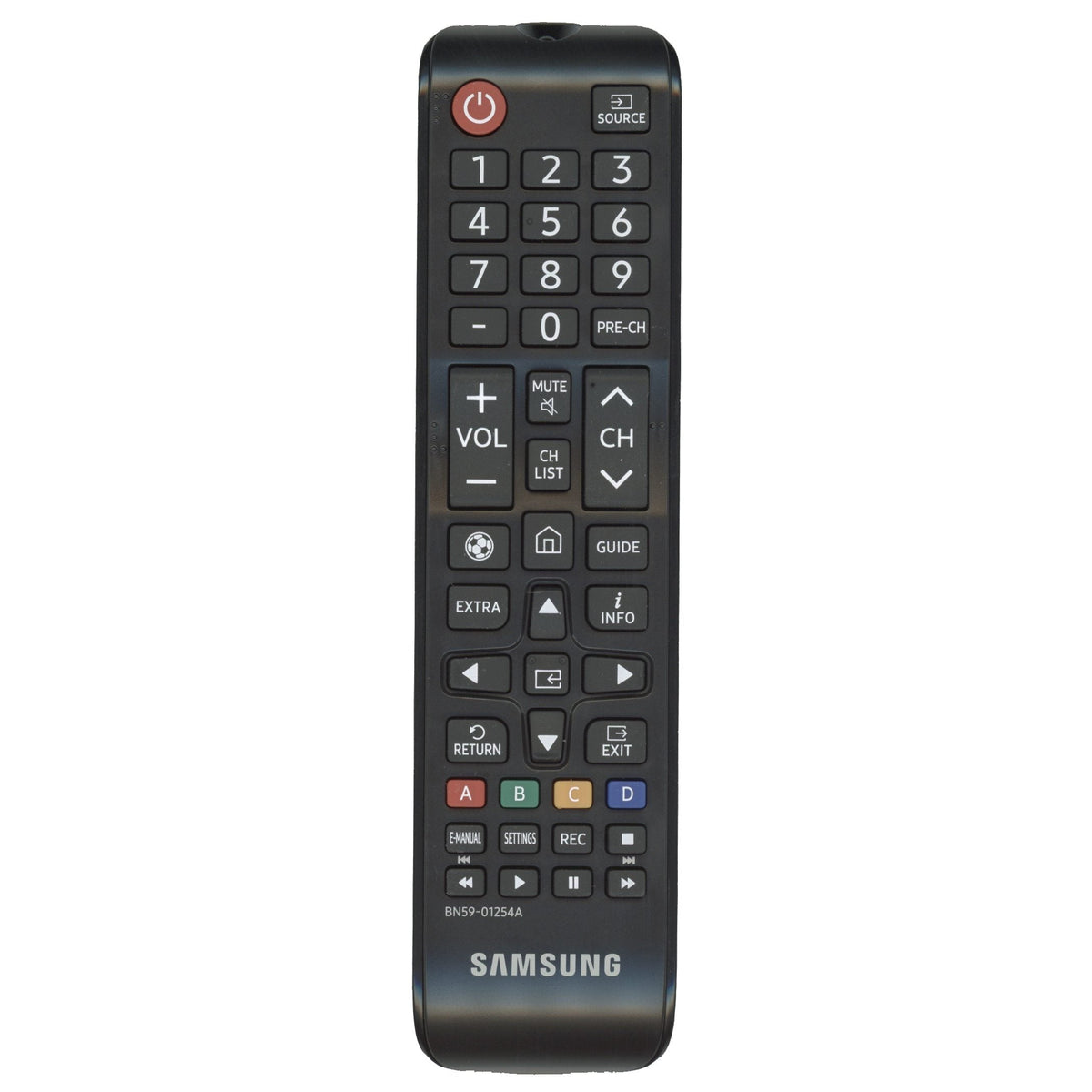 Samsung BN59-01254A IR TV Remote Control - BN5901254A