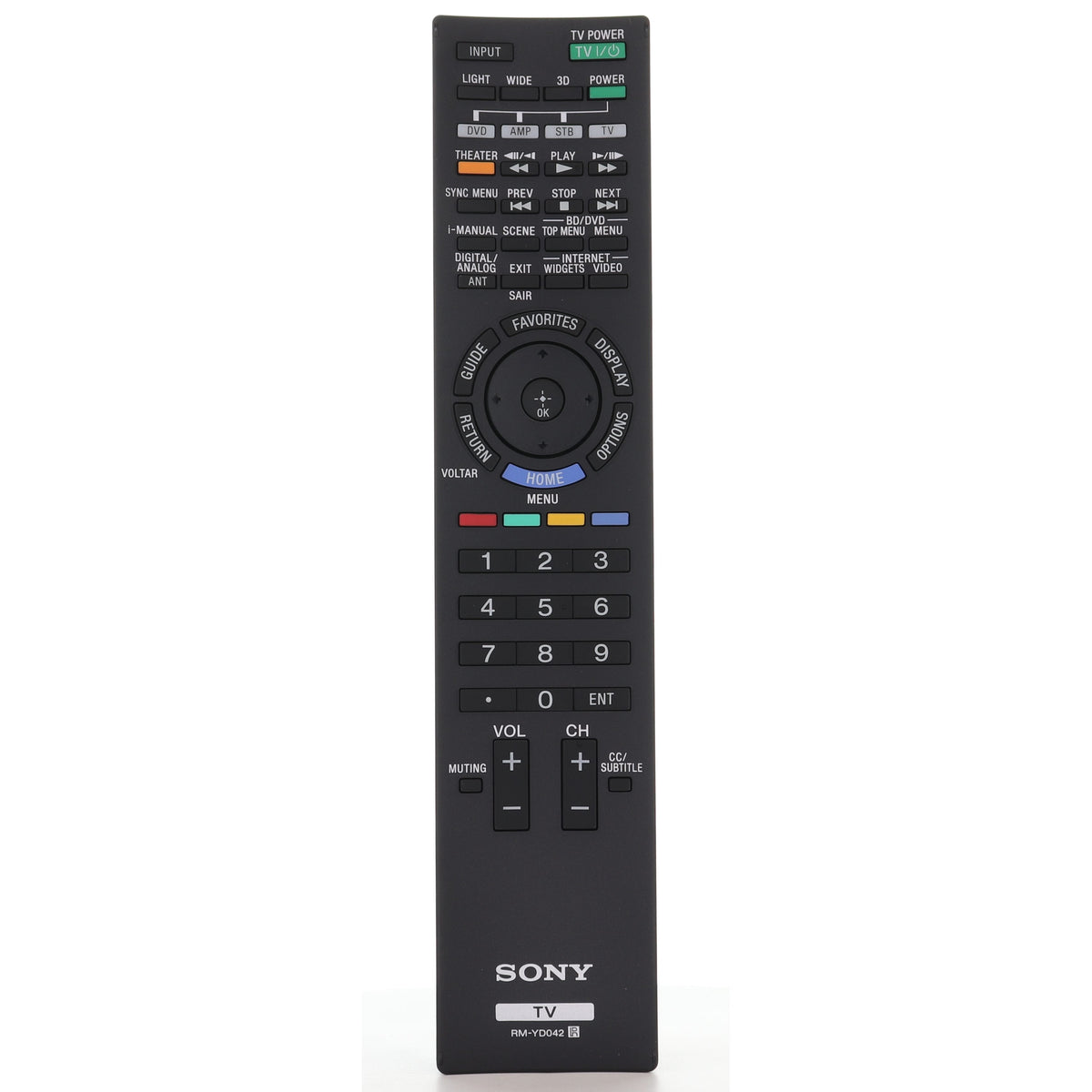 Sony RM-YD042 TV Remote Control for KDL40NX717, KDL55NX817 - 1-487-712-12