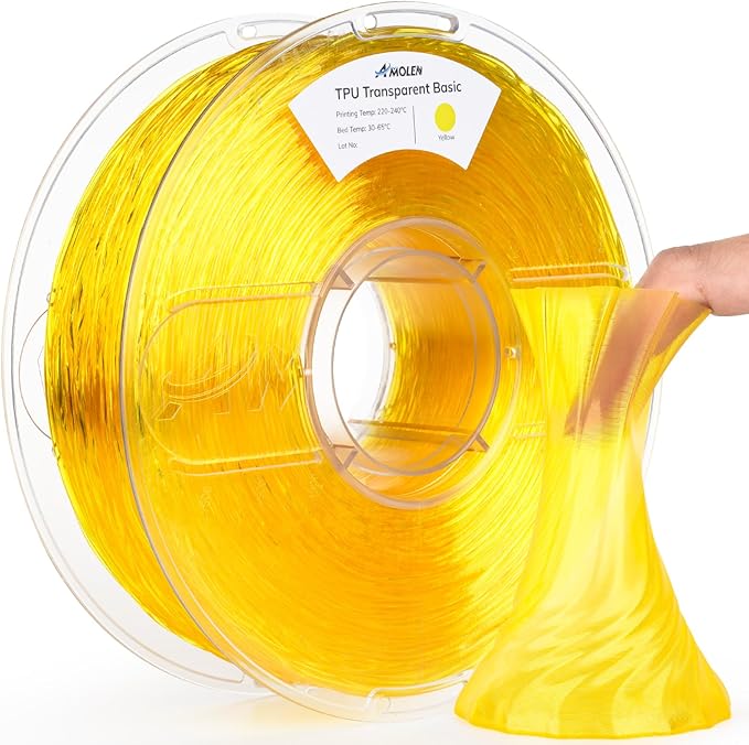TPU Transparent 1.75mm, 1KG/2.2LB
